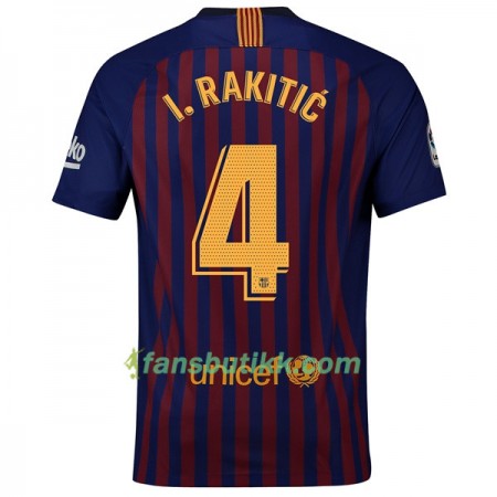 Fotballdrakt FC Barcelona I.Rakitic 4 Hjemmetrøye 2018-2019 Kortermet